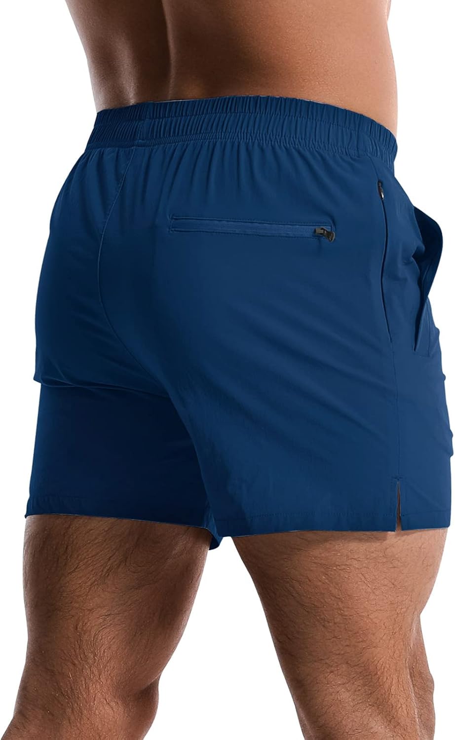 2 Pack Mens Athletic Shorts 5 Inch Quick Dry Gym Workout Shorts Men Lightweight Sports Running Shorts with Pockets